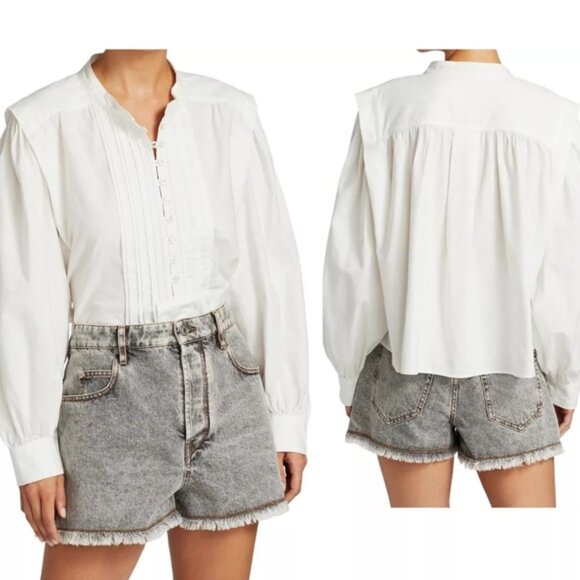 Isabel marant Okina white button 38 - Picture 3 of 8